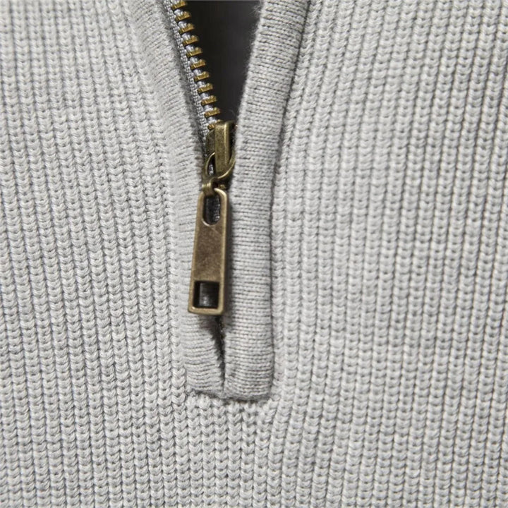 Halb-Zip Strickpullover für Herren