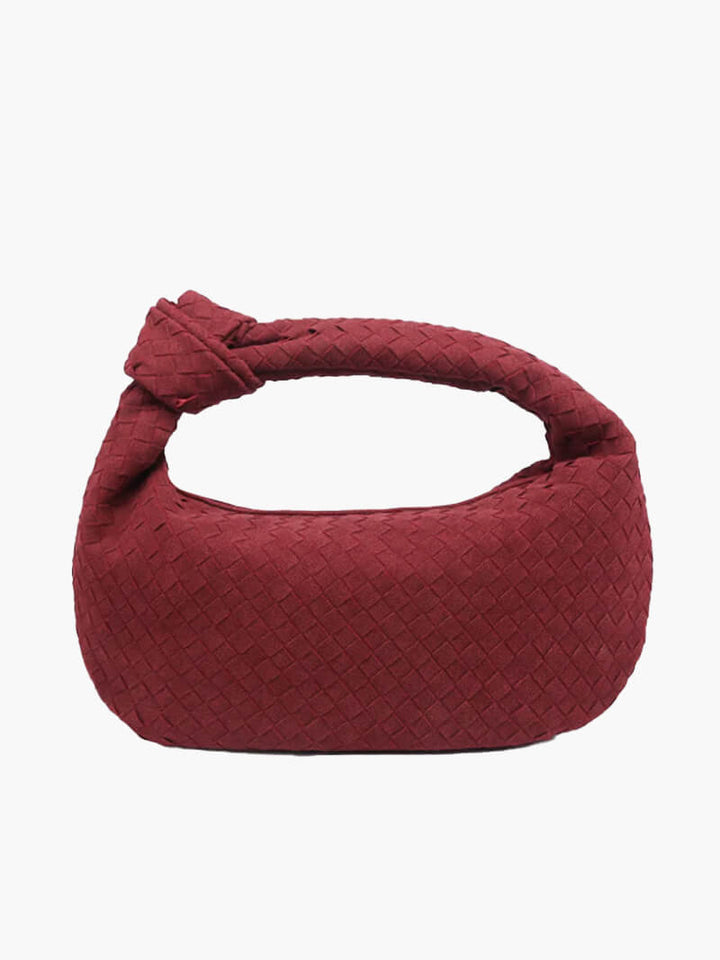 Gewebte suede Tasche medium