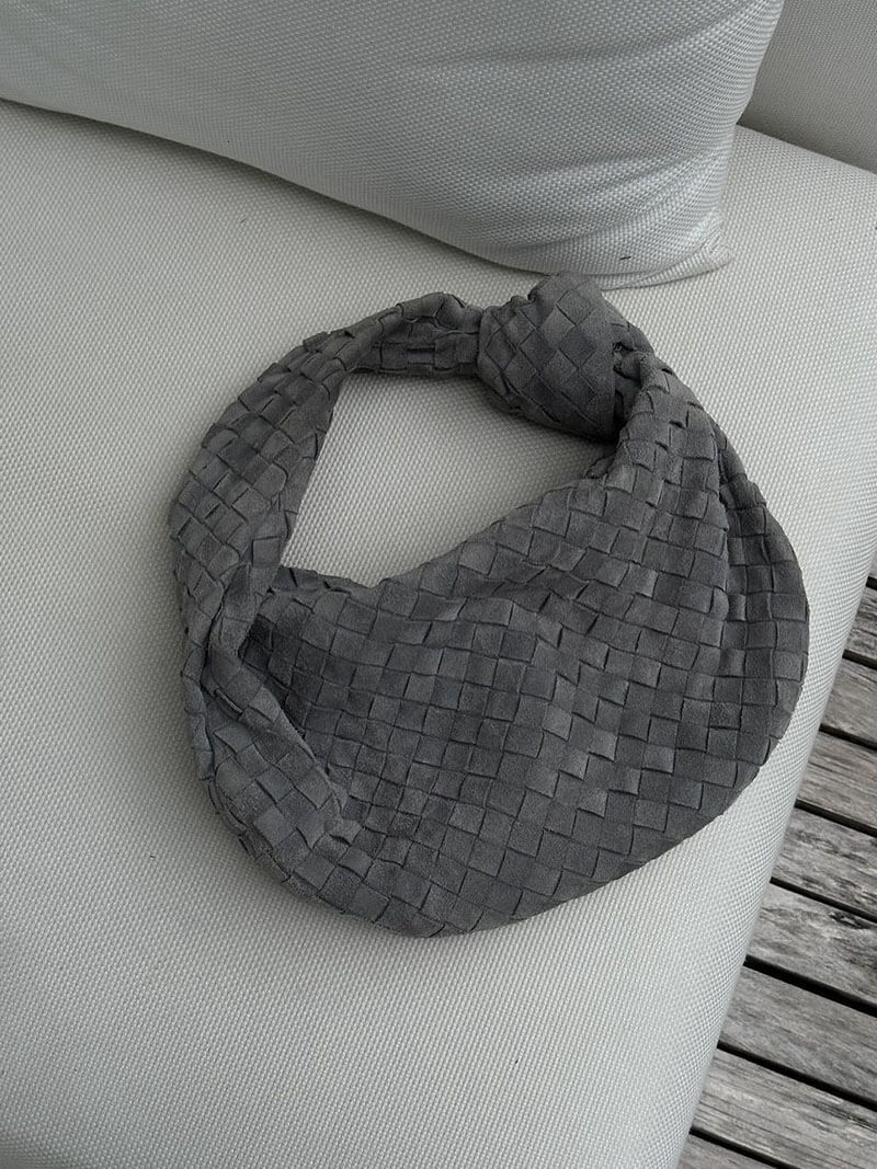 Gewebte suede Tasche medium
