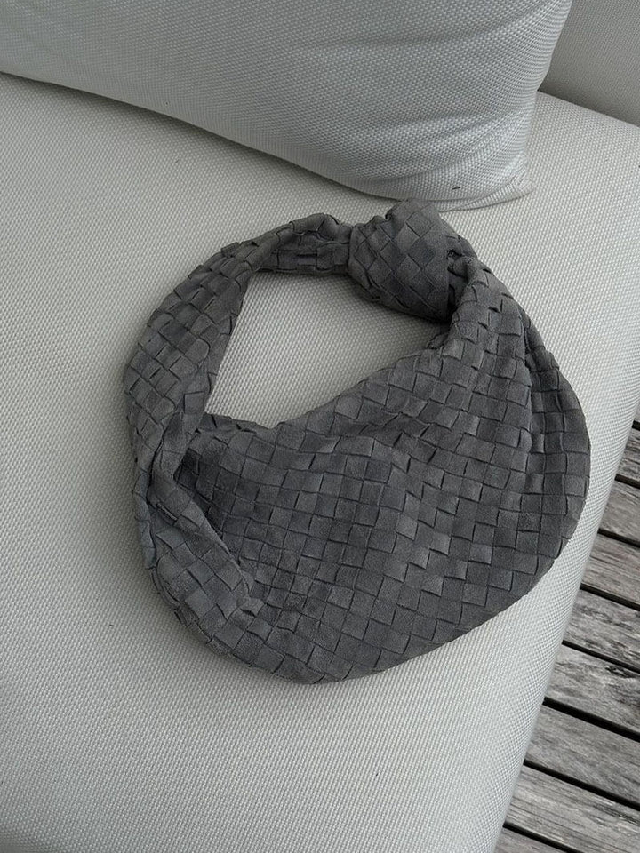 Gewebte suede Tasche medium