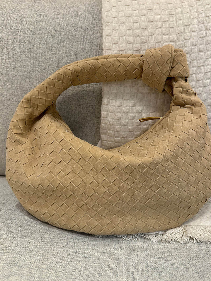 Gewebte suede Tasche medium