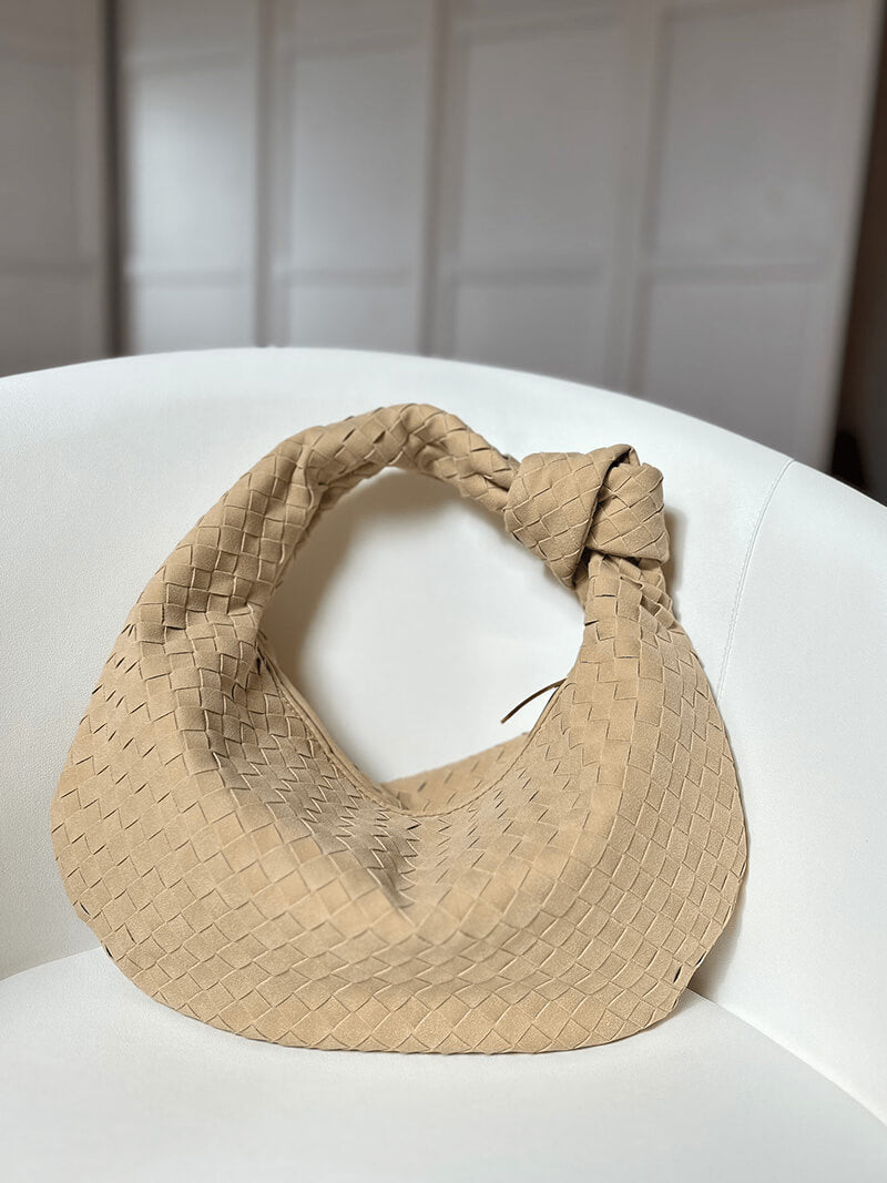 Gewebte suede Tasche medium