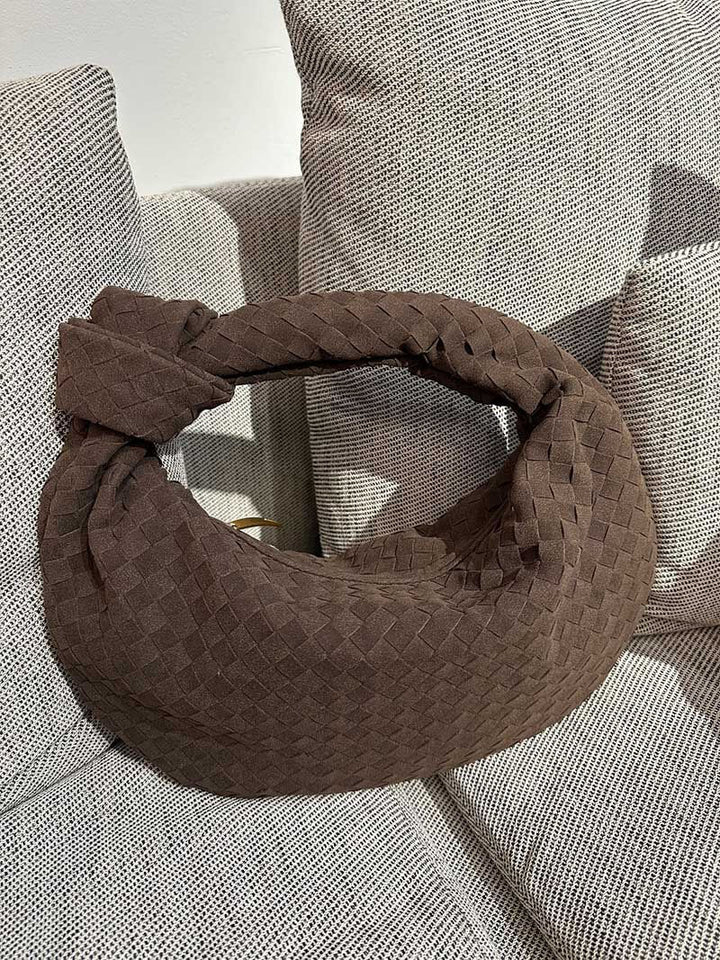 Gewebte suede Tasche medium