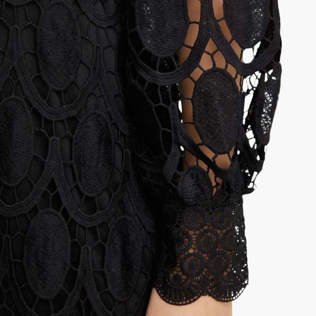 Spitzen High-Waist Kleid für Damen