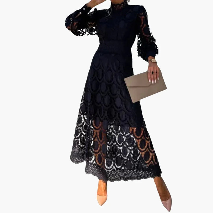 Spitzen High-Waist Kleid für Damen
