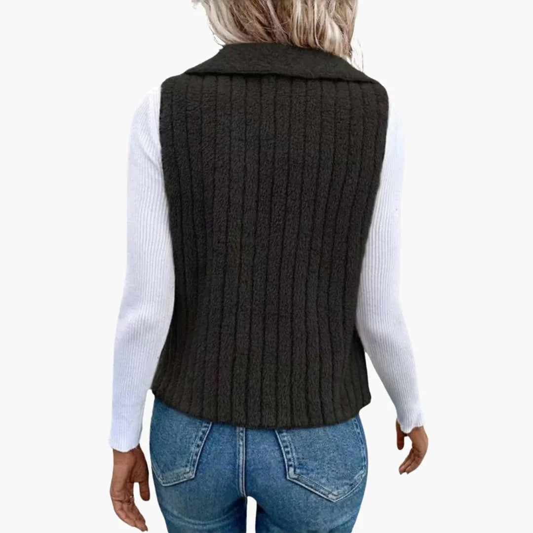 Strukturierte Weste für Damen