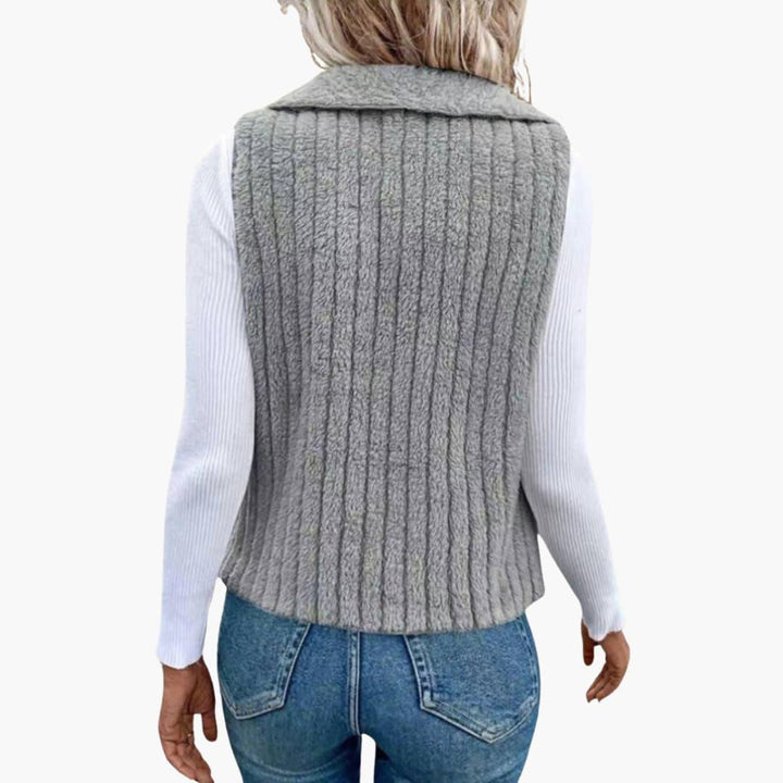 Strukturierte Weste für Damen