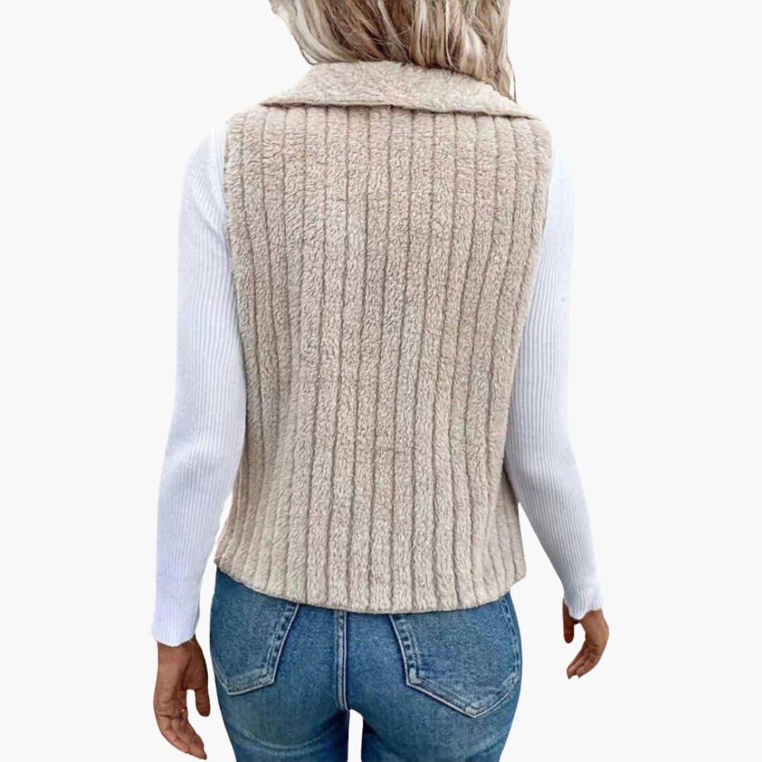 Strukturierte Weste für Damen