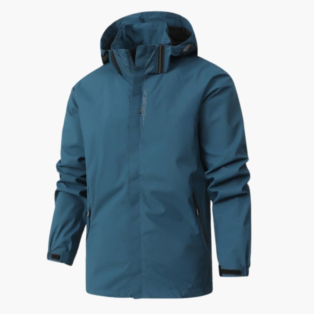 Unisex-Jacke mit hohem Kragen und langen Ärmeln