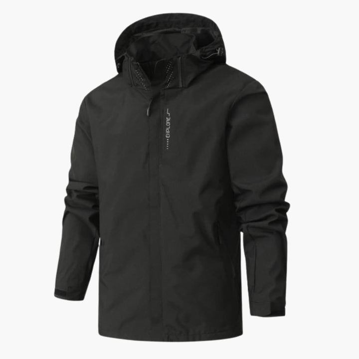 Unisex-Jacke mit hohem Kragen und langen Ärmeln