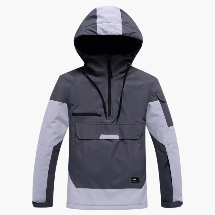 Unisex Winterskjacke mit Kapuze und verstellbarem Design