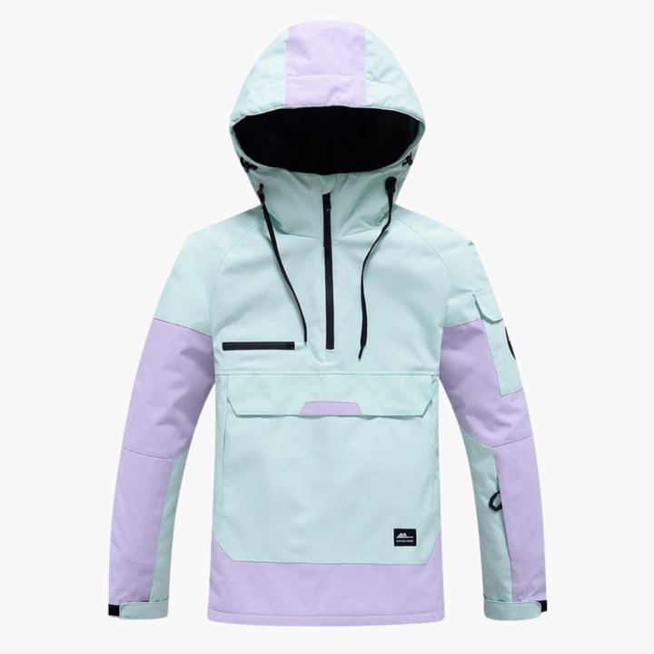 Unisex Winterskjacke mit Kapuze und verstellbarem Design