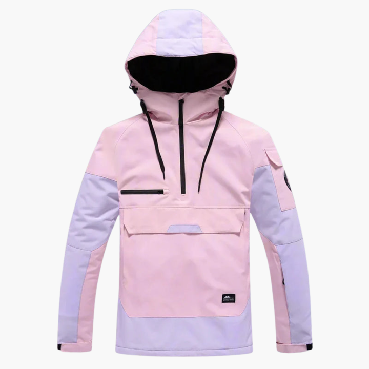 Unisex Winterskjacke mit Kapuze und verstellbarem Design