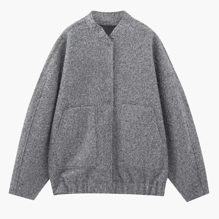Unisex Oversized Jacke mit offener Front