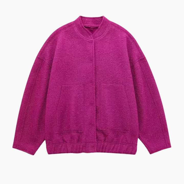 Unisex Oversized Jacke mit offener Front