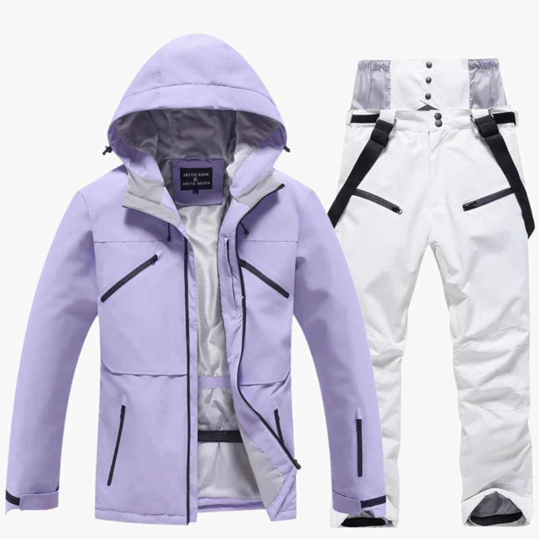 Unisex Skianzug mit Kapuzenjacke und passender Hose