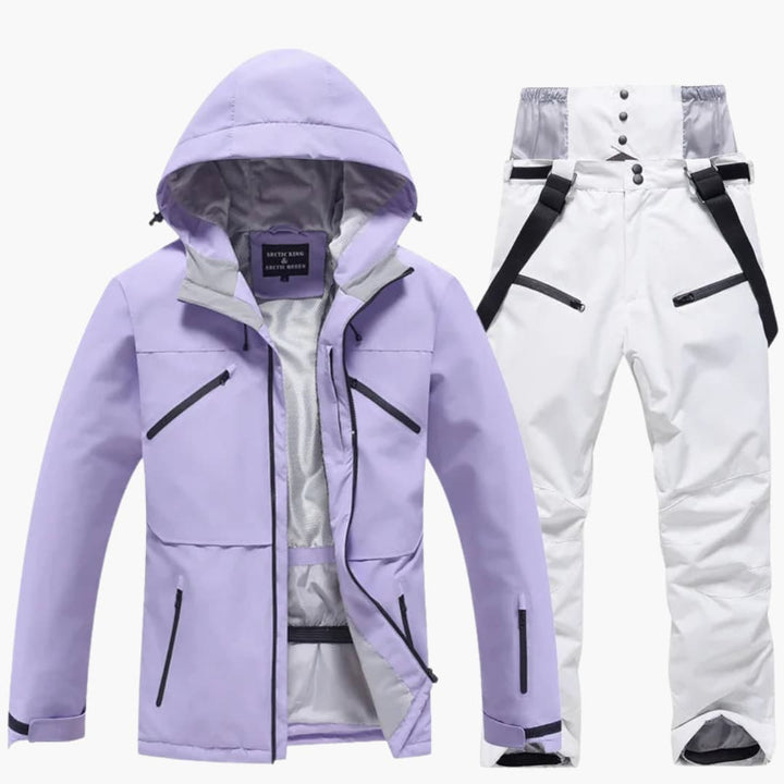 Unisex Skianzug mit Kapuzenjacke und passender Hose
