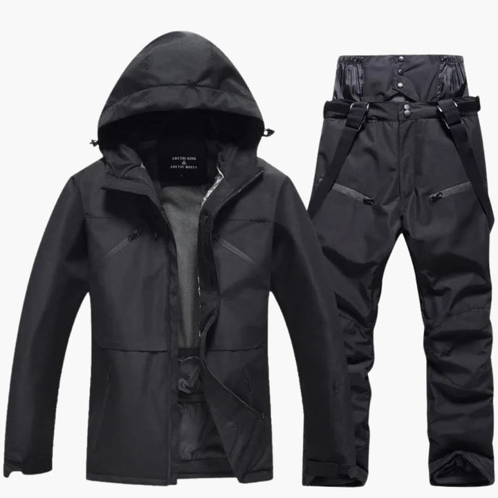 Unisex Skianzug mit Kapuzenjacke und passender Hose