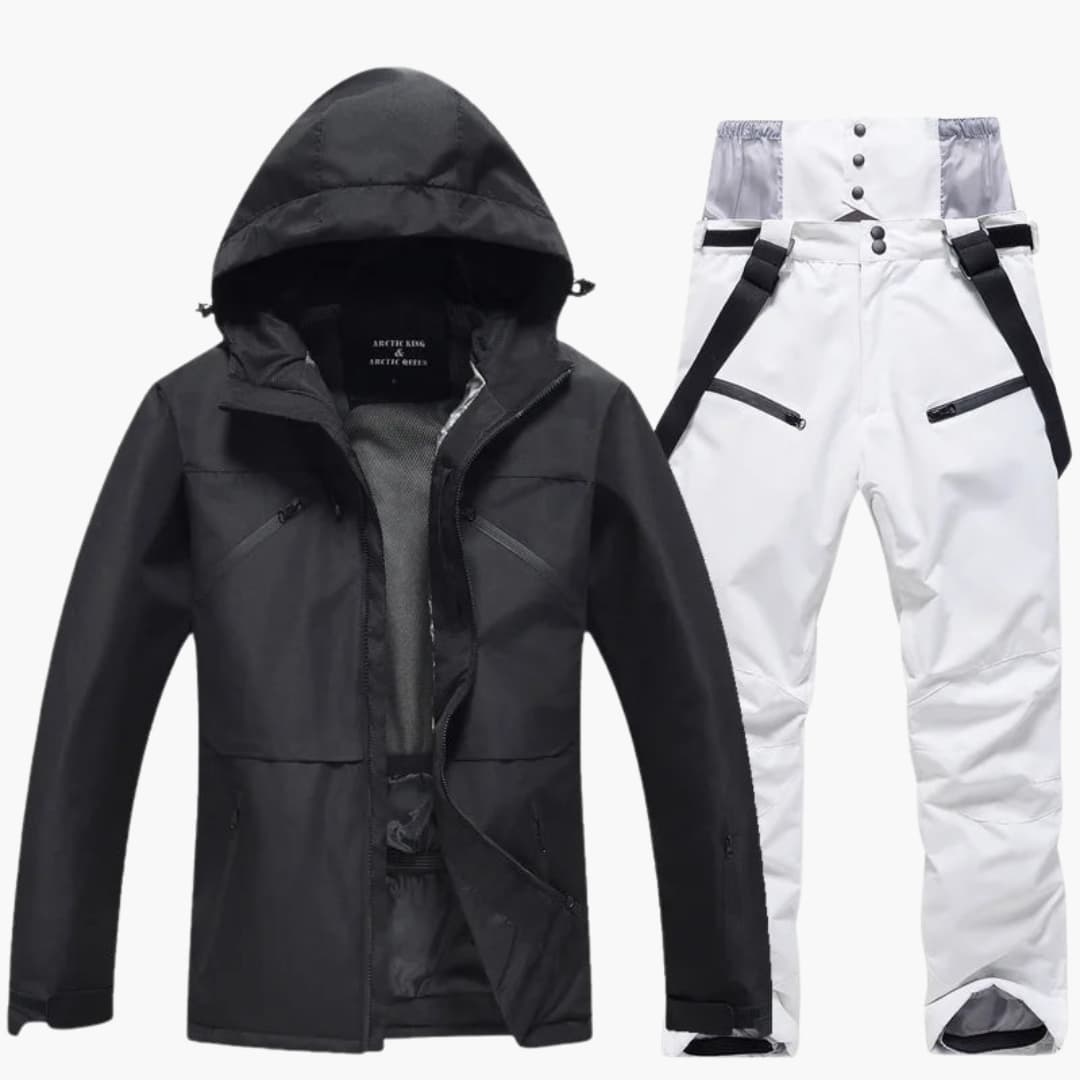 Unisex Skianzug mit Kapuzenjacke und passender Hose