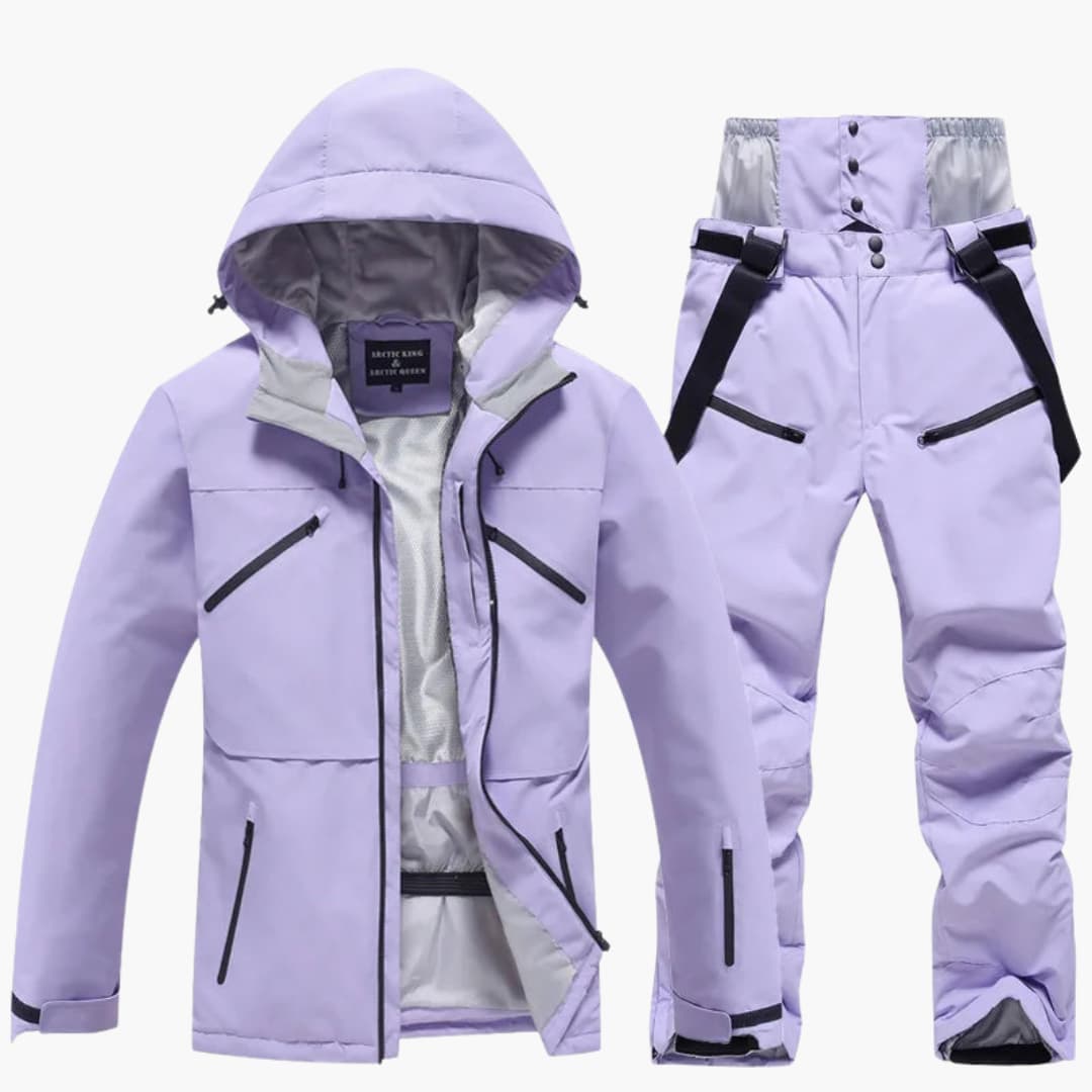 Unisex Skianzug mit Kapuzenjacke und passender Hose