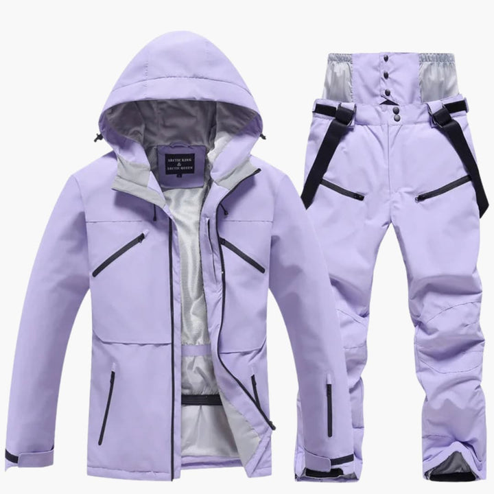 Unisex Skianzug mit Kapuzenjacke und passender Hose