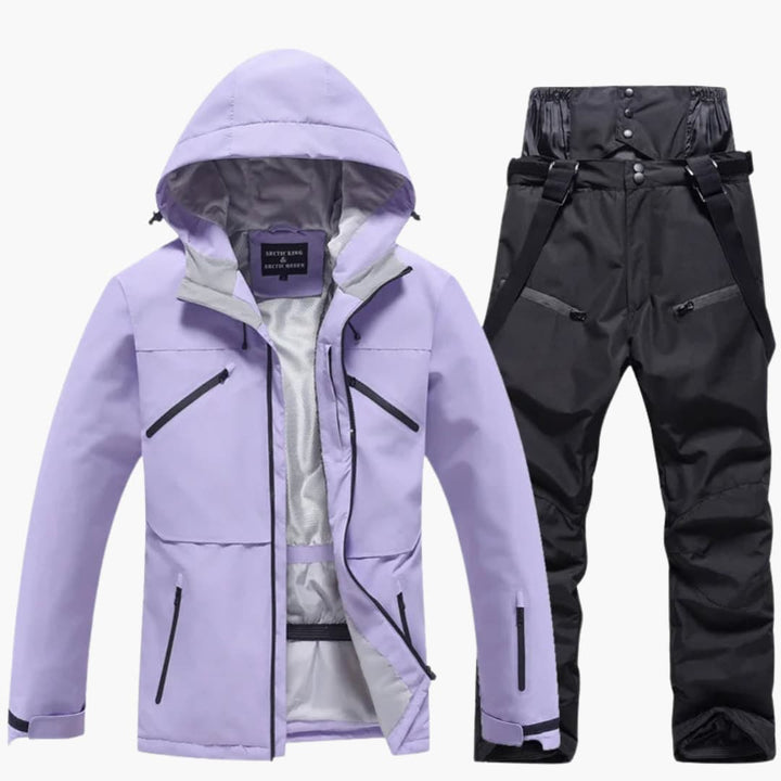 Unisex Skianzug mit Kapuzenjacke und passender Hose