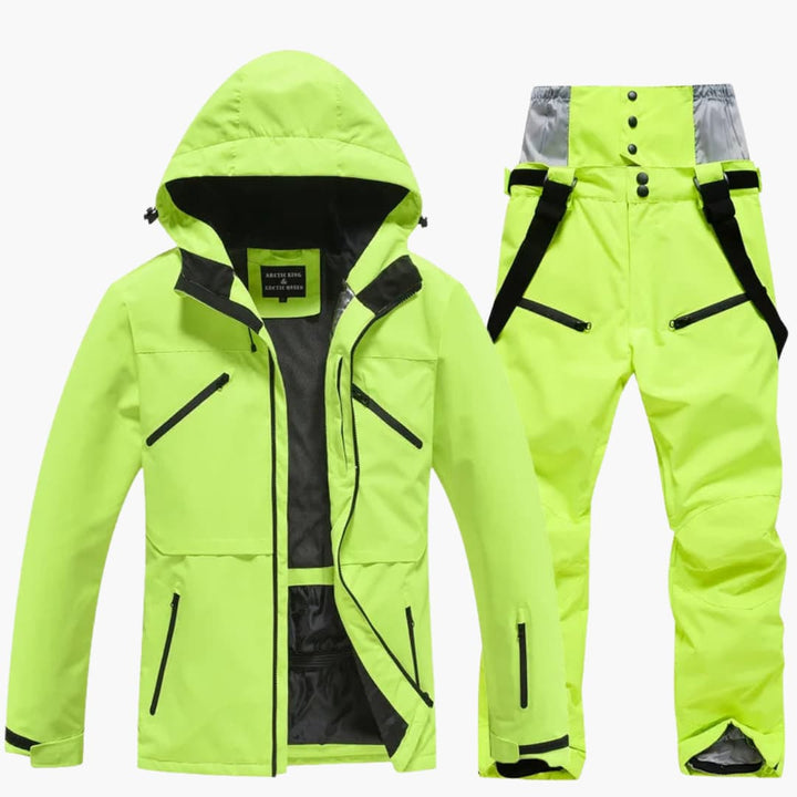 Unisex Skianzug mit Kapuzenjacke und passender Hose
