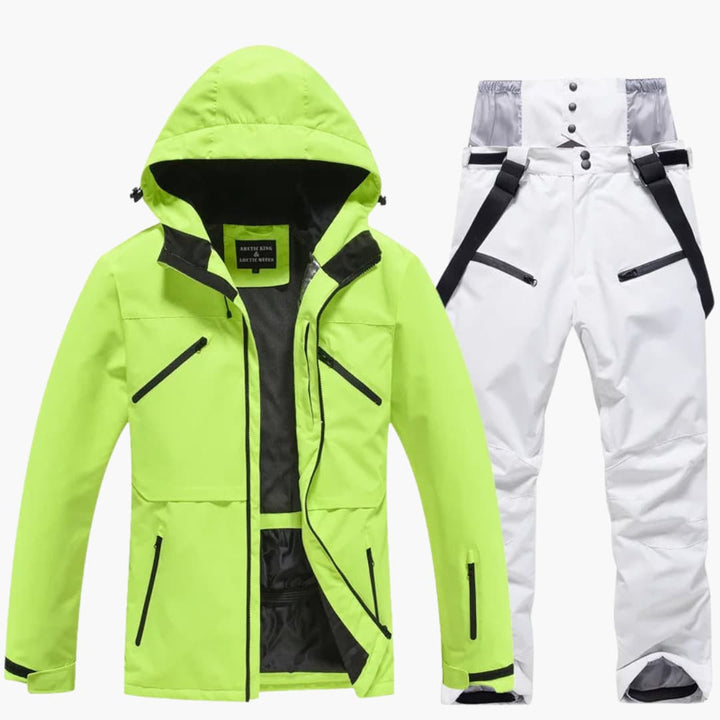 Unisex Skianzug mit Kapuzenjacke und passender Hose
