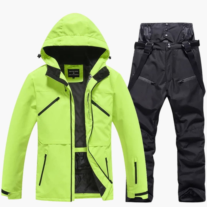 Unisex Skianzug mit Kapuzenjacke und passender Hose