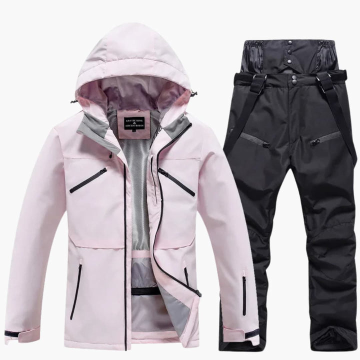 Unisex Skianzug mit Kapuzenjacke und passender Hose