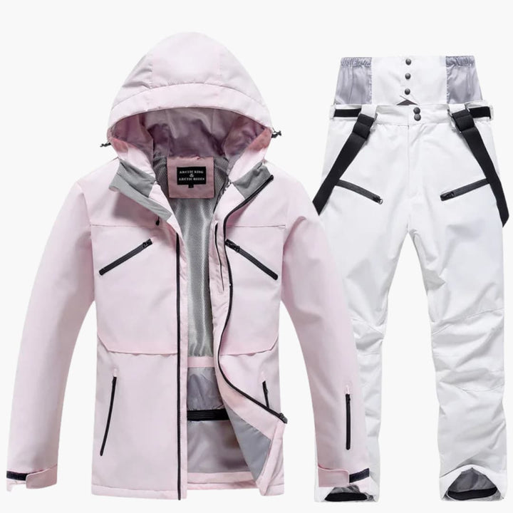 Unisex Skianzug mit Kapuzenjacke und passender Hose
