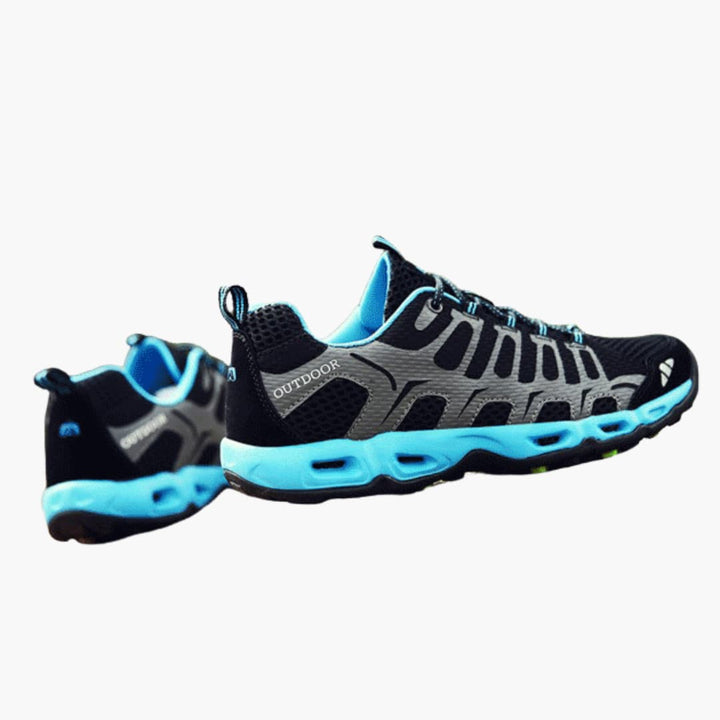 Unisex Wanderschuhe mit Mesh Obermaterial und strukturierter Sohle