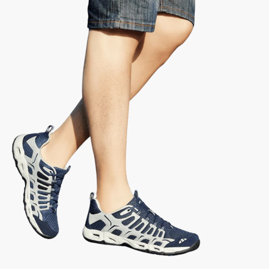Unisex Wanderschuhe mit Mesh Obermaterial und strukturierter Sohle