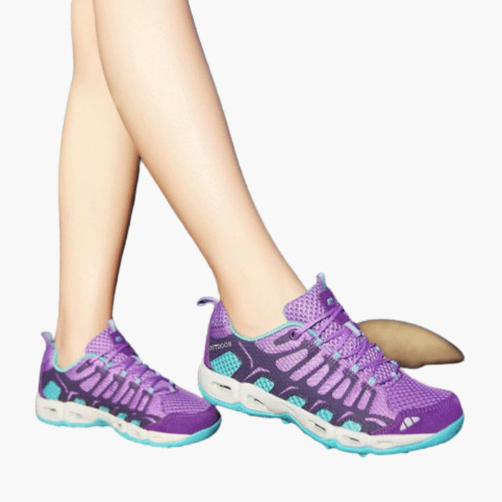 Unisex Wanderschuhe mit Mesh Obermaterial und strukturierter Sohle