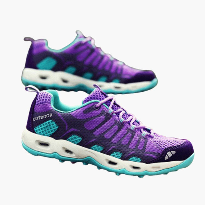 Unisex Wanderschuhe mit Mesh Obermaterial und strukturierter Sohle