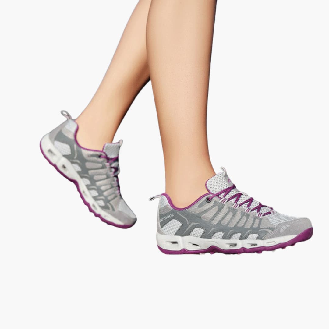 Unisex Wanderschuhe mit Mesh Obermaterial und strukturierter Sohle