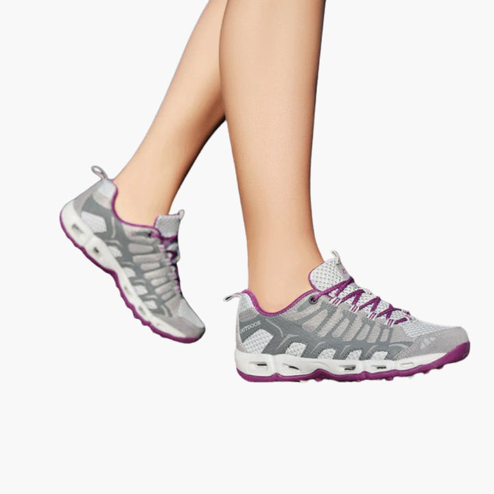 Unisex Wanderschuhe mit Mesh Obermaterial und strukturierter Sohle