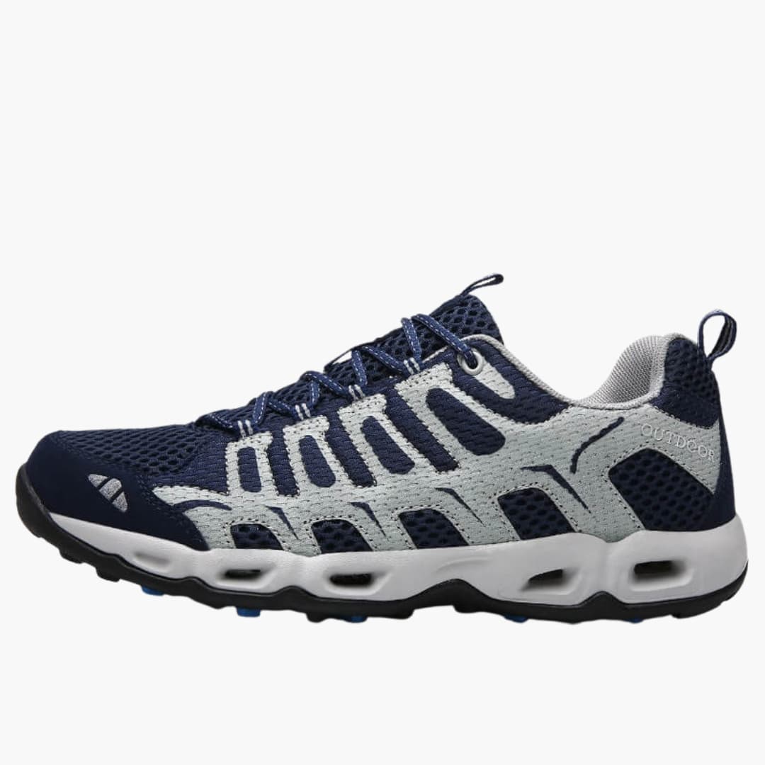 Unisex Wanderschuhe mit Mesh Obermaterial und strukturierter Sohle