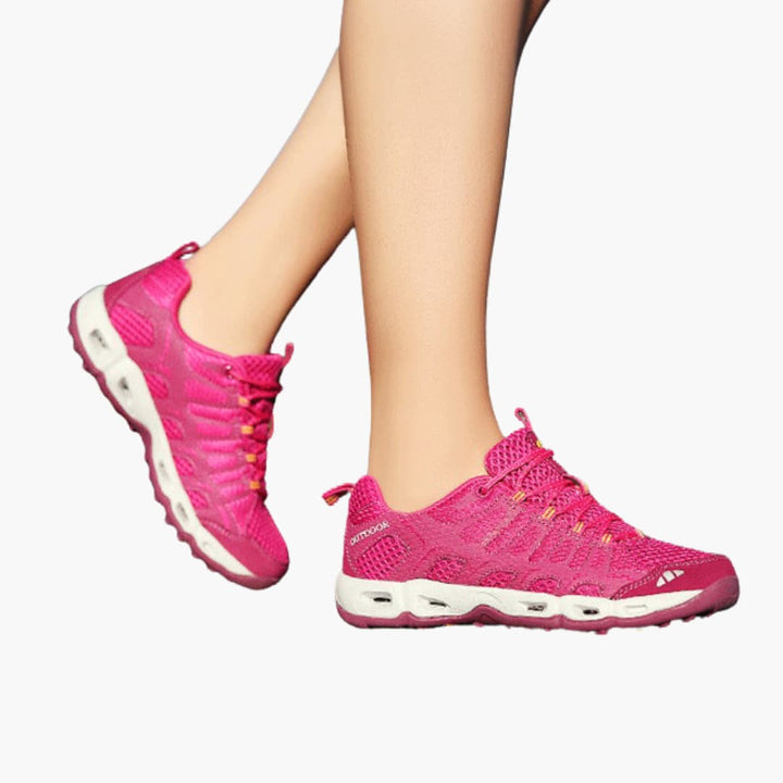 Unisex Wanderschuhe mit Mesh Obermaterial und strukturierter Sohle