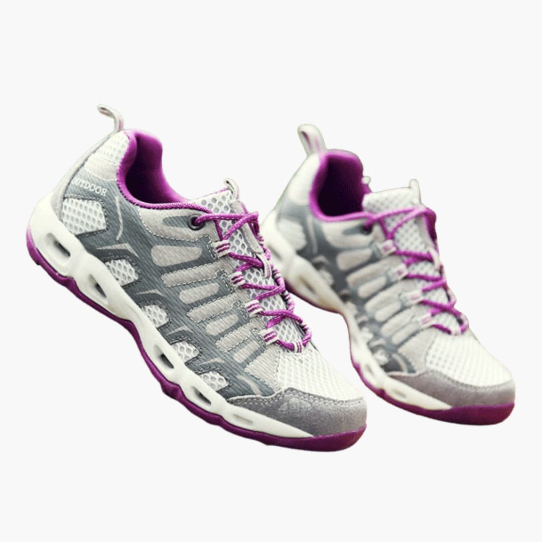 Unisex Wanderschuhe mit Mesh Obermaterial und strukturierter Sohle