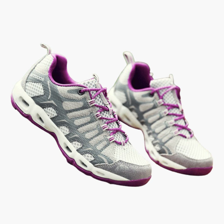 Unisex Wanderschuhe mit Mesh Obermaterial und strukturierter Sohle