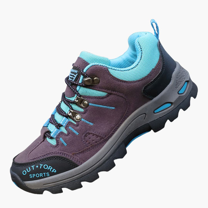 Wanderschuhe für Herren mit Schnürverschluss und strukturierter Sohle