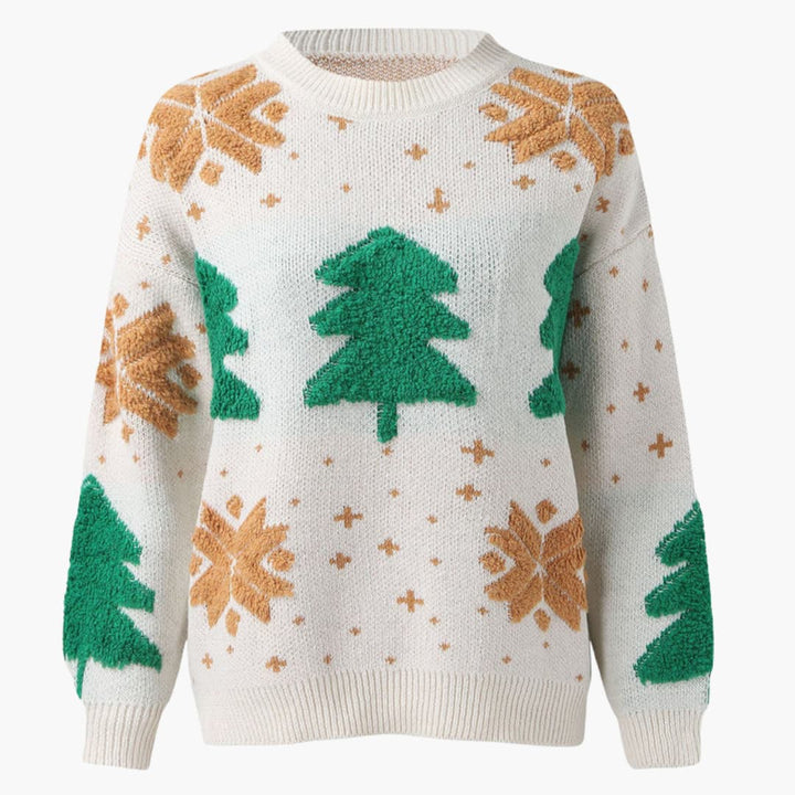 Weihnachts pullover für Damen mit Baum