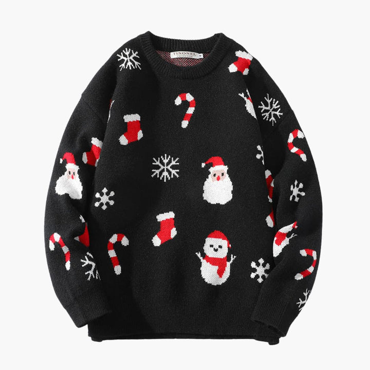 Weihnachtspullover für Damen mit Rentiermotiv