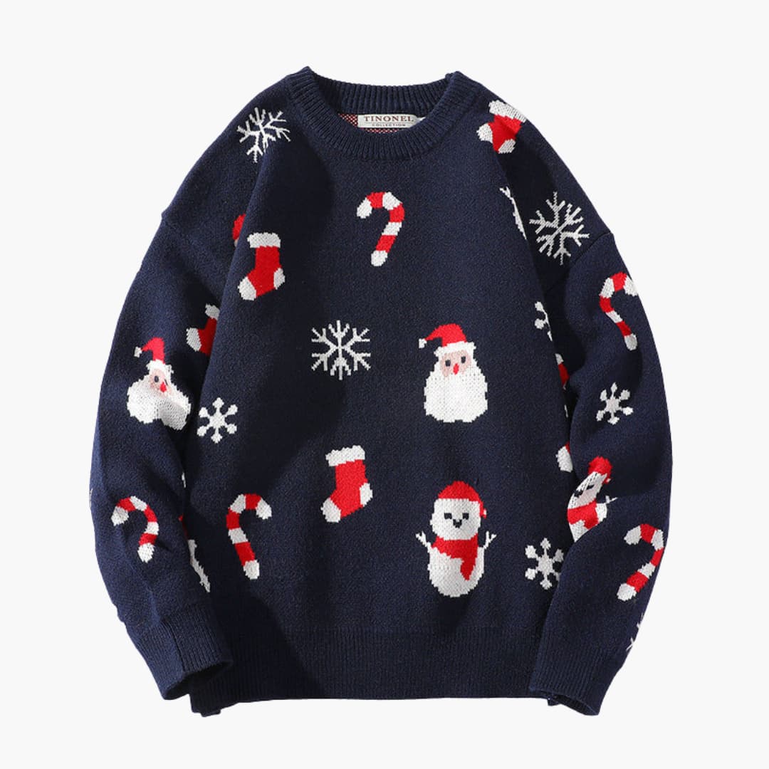 Weihnachtspullover für Damen mit Rentiermotiv