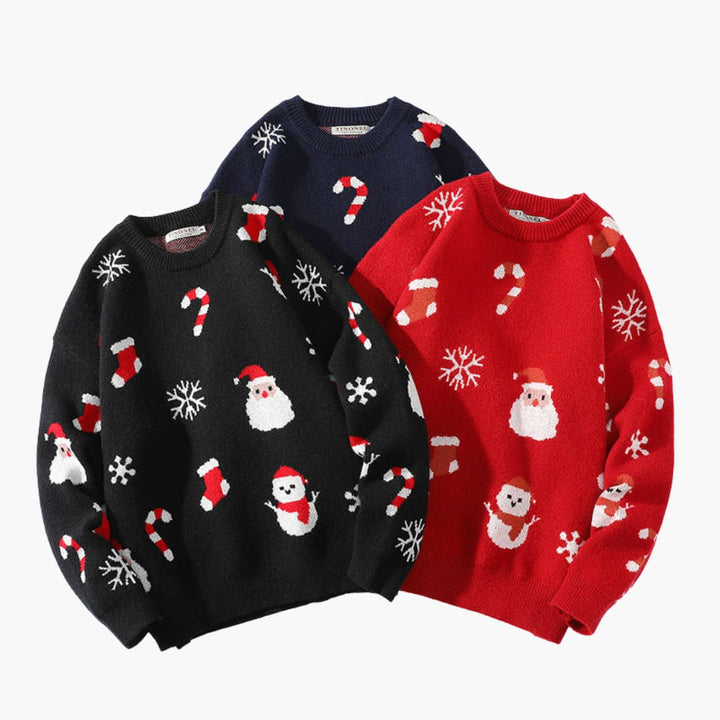Weihnachtspullover für Damen mit Rentiermotiv