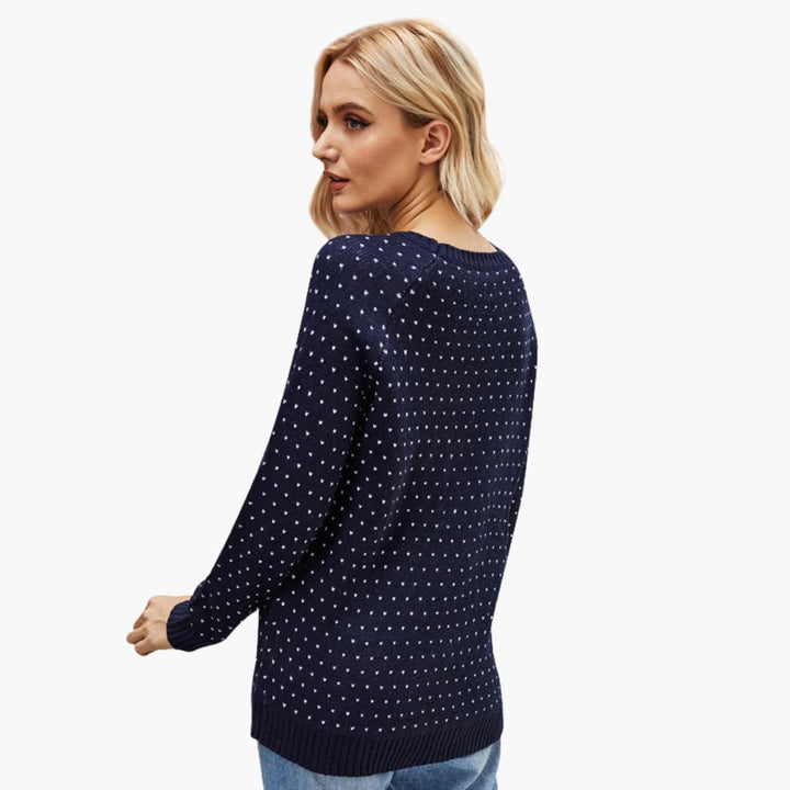 Weihnachtspullover für Damen mit Schneemann Design